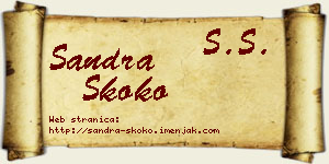 Sandra Skoko vizit kartica